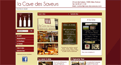 Desktop Screenshot of cave-des-saveurs.com